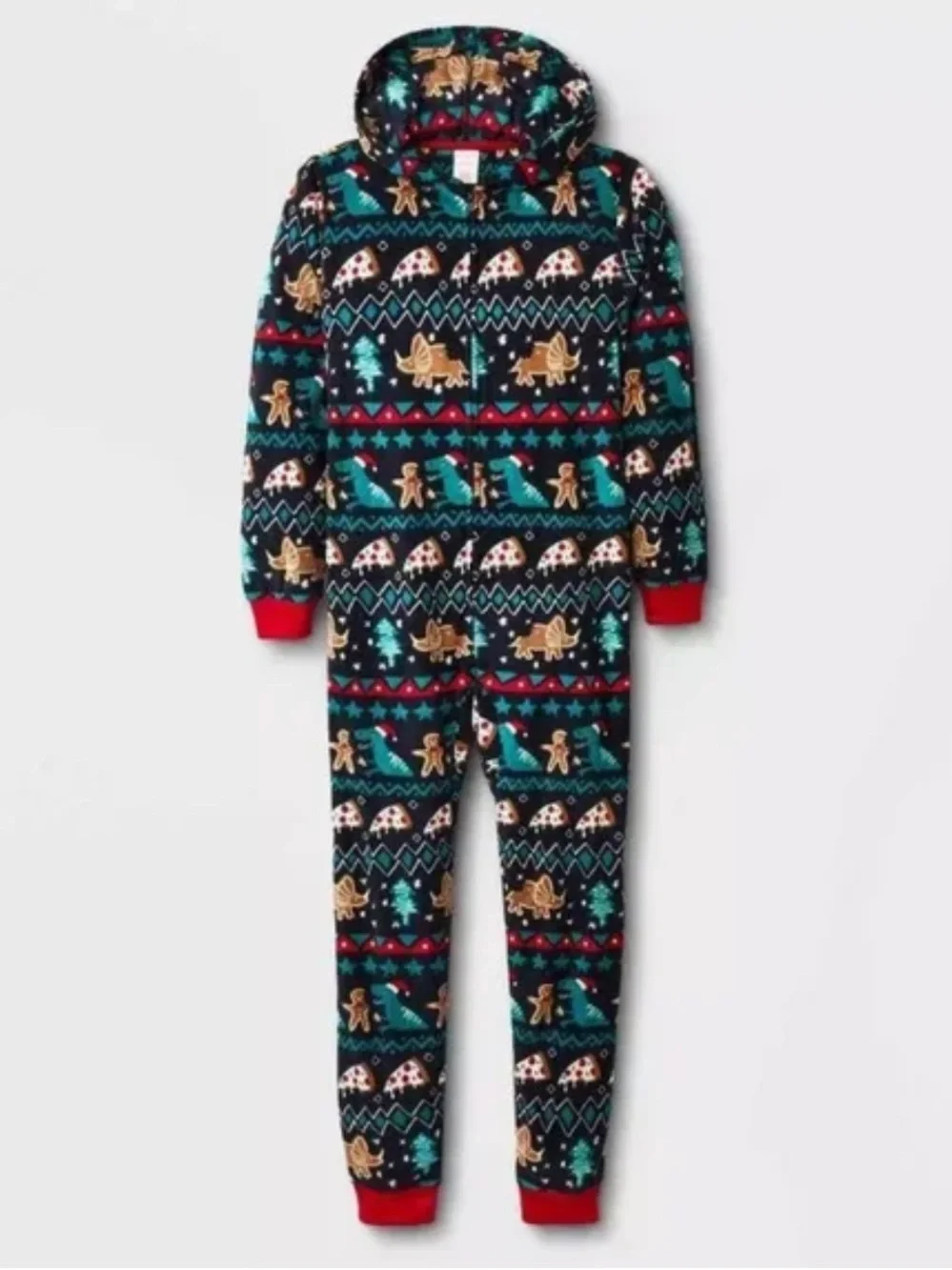 Cat & Jack Children's Holiday One-Piece Pajama - gamer fair isle